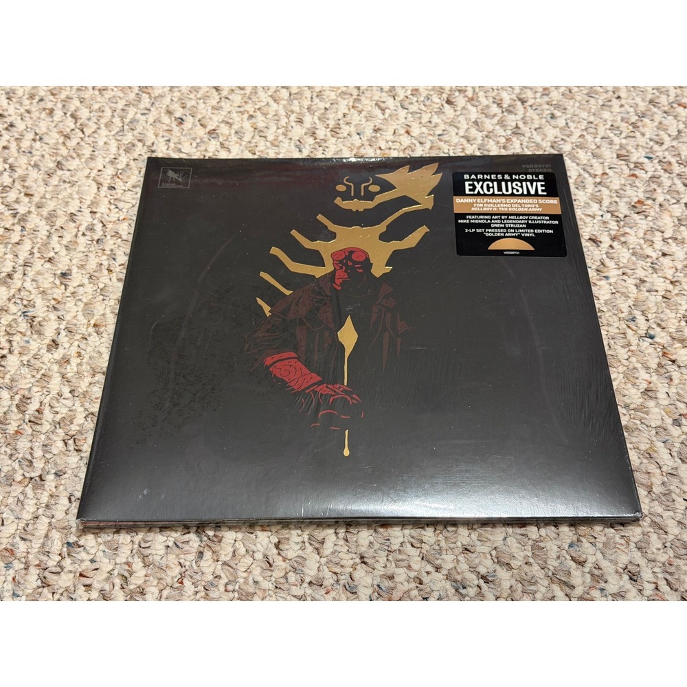 Hellboy 2 The Golden Army Soundtrack Gold Vinyl B&N Exclusive Limited Sealed
